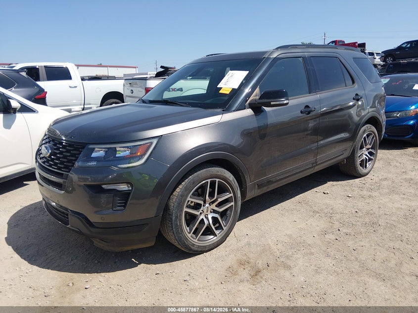 2018 Ford Explorer, Удар ззаду, IAAI, VIN 1FM5K8GT0JGA67183 — фото 2