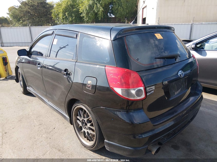 TOYOTA MATRIX 2003 VIN 2T1KR32E13C042860