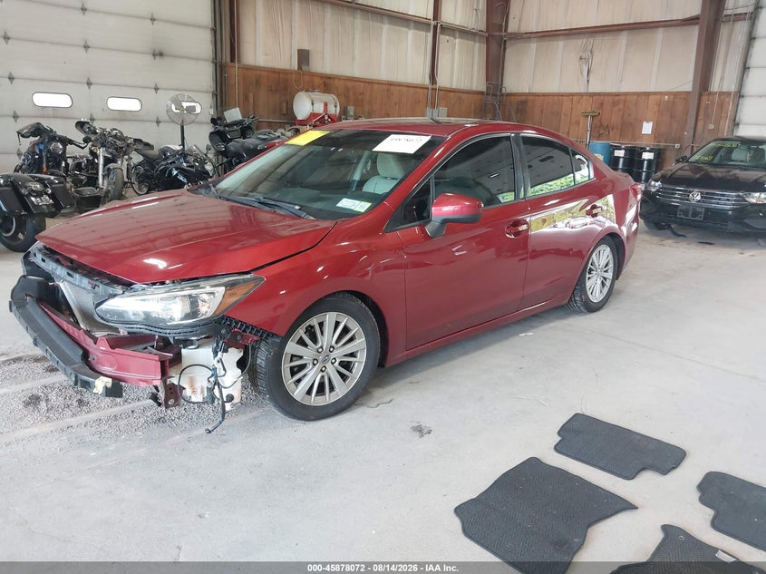 SUBARU IMPREZA 2018 VIN 4S3GKAD65J3602678