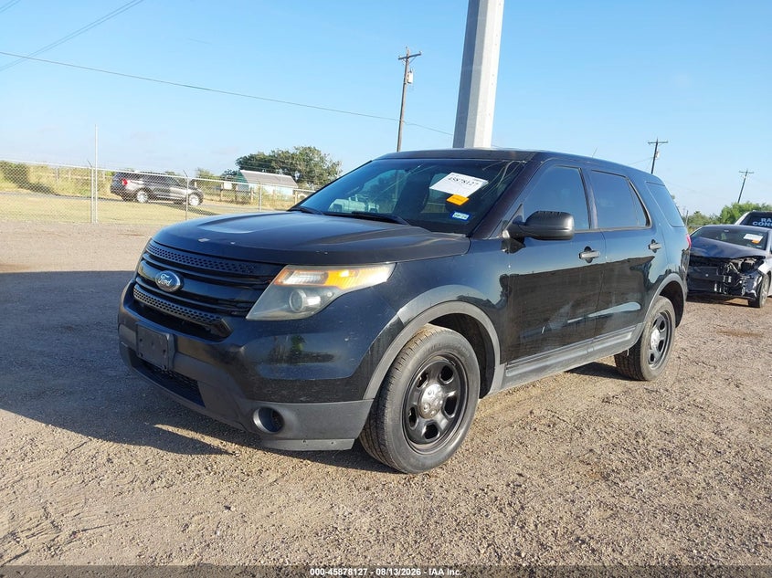 Vin: 1fm5k8ar0dgb44281, lot: 46377123, ford utility police interceptor 20132