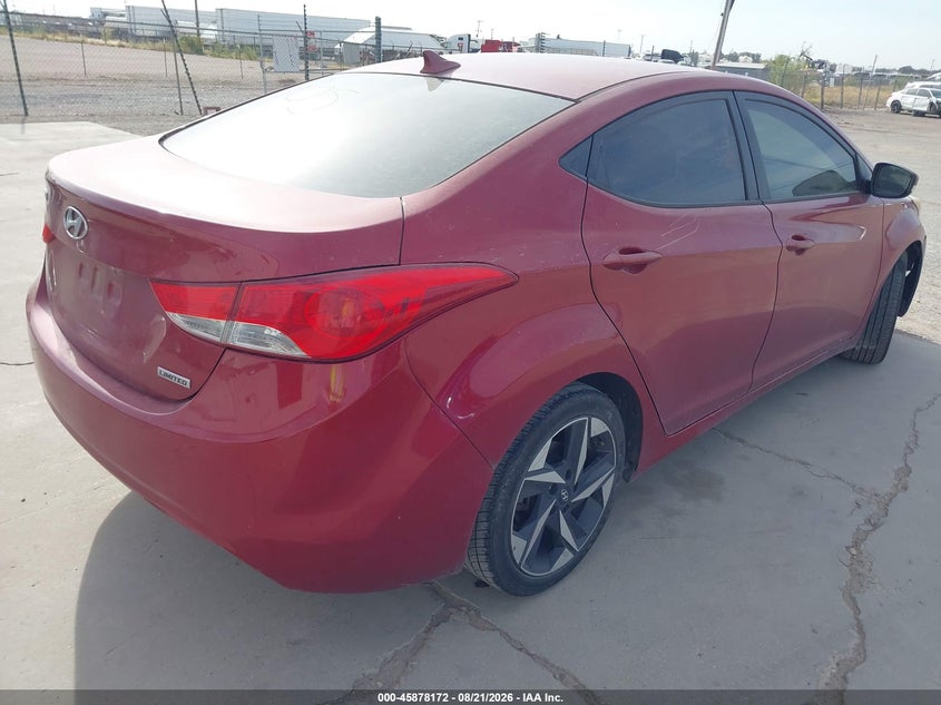 2013 HYUNDAI ELANTRA auction photo 4