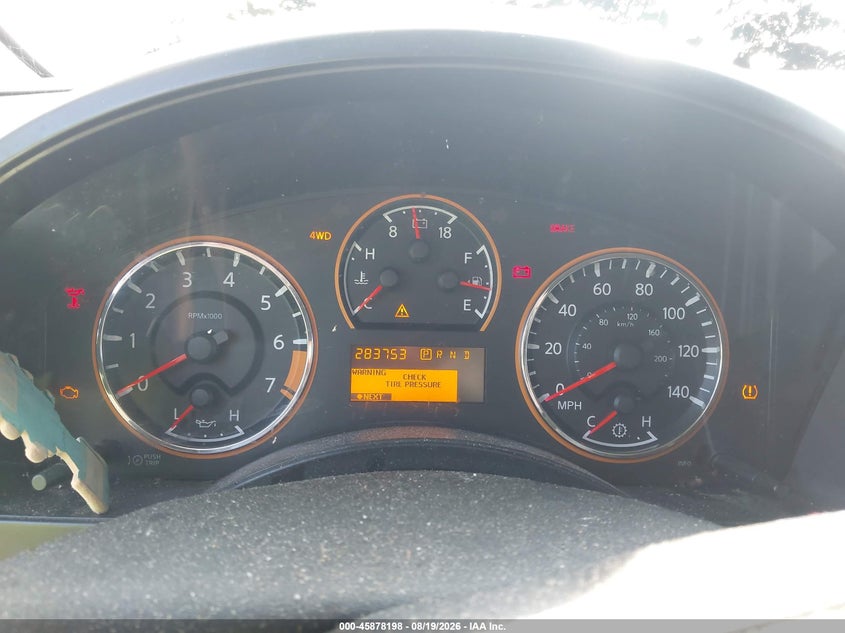 NISSAN TITAN 2012 VIN 1N6BA0EC9CN300830