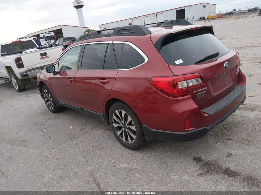 Vin: 4s4bsanc5h3236189, lot: 46377229, subaru outback 2.5i limited 20173