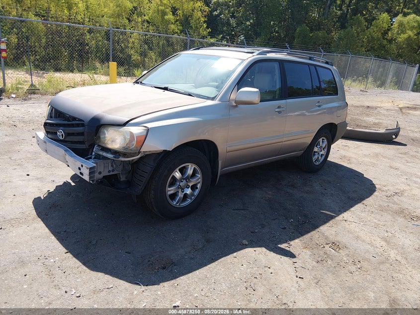 2006 Toyota Highlander, Front End, IAAI, VIN JTEDP21AX60118447 — photo 2