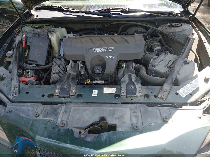 PONTIAC GRAND PRIX 2004 VIN 2G2WS522841103343