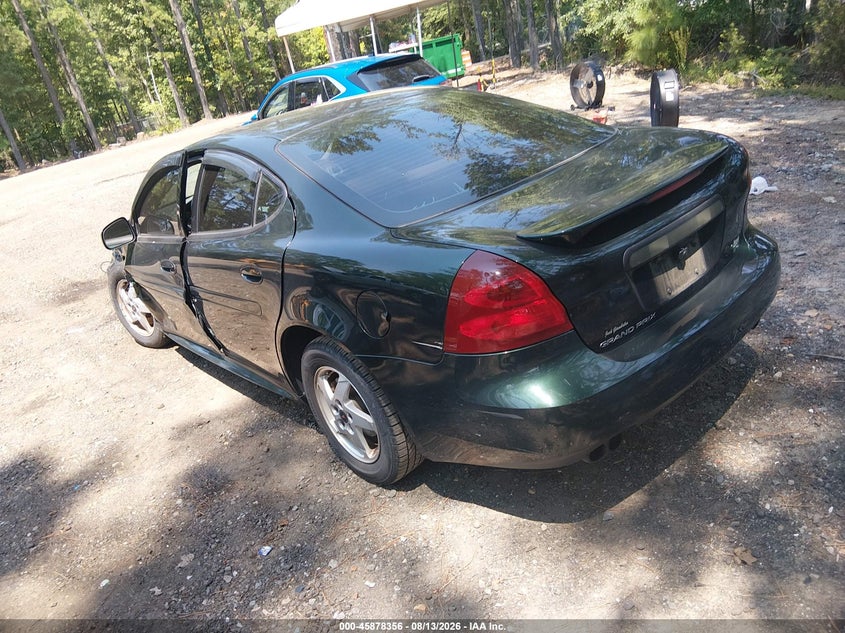 PONTIAC GRAND PRIX 2004 VIN 2G2WS522841103343