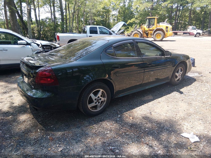 PONTIAC GRAND PRIX 2004 VIN 2G2WS522841103343