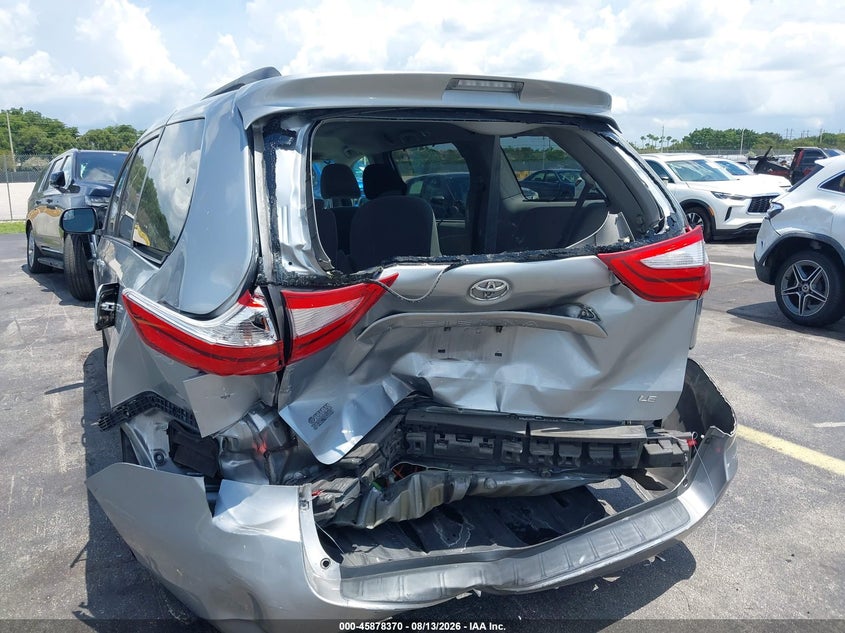 2015 TOYOTA SIENNA VAN 3.5L V-6 DOHC, VVT, 266HP
