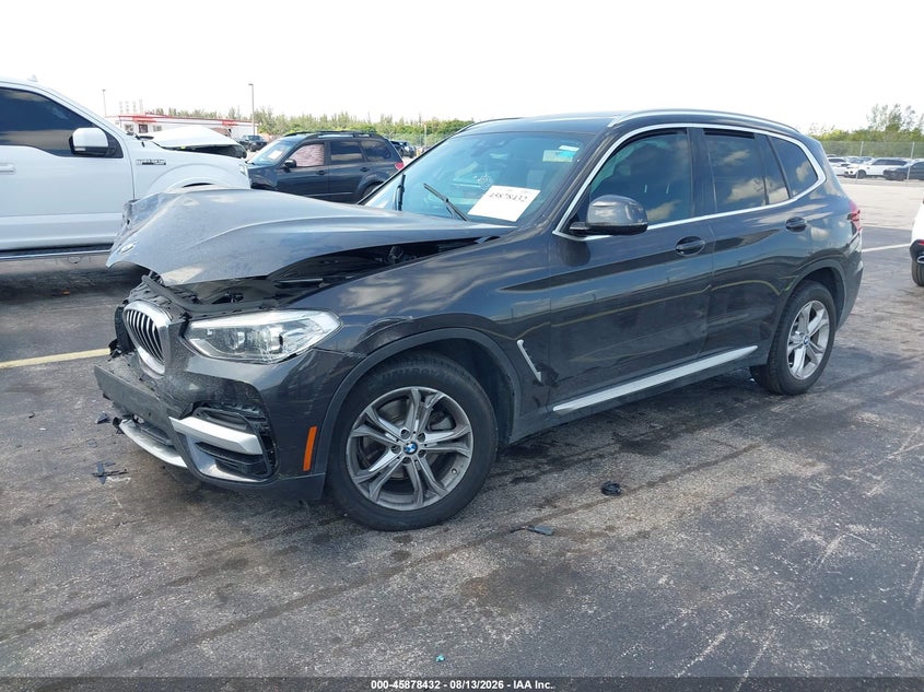 Vin: 5uxty3c04l9b39407, lot: 46377427, bmw x3 sdrive30i 20202