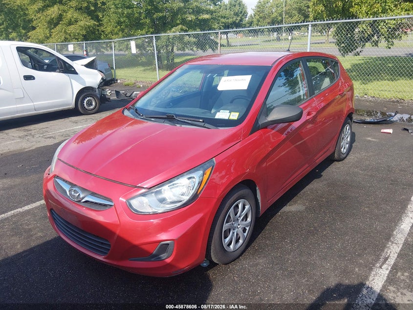 Vin: kmhct5ae5du121533, lot: 46377602, hyundai accent gs 20132
