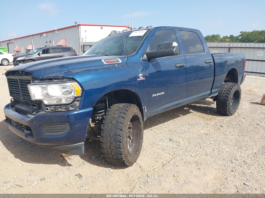 Vin: 3c6ur5cl9mg511578, lot: 46377642, ram 2500 tradesman  4x4 6'4 box 20212