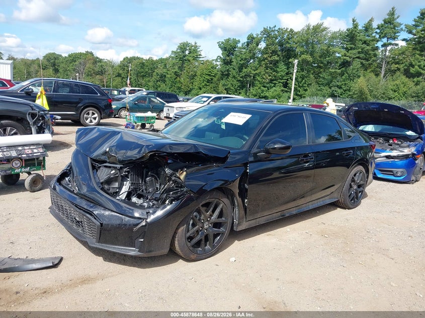 2026 Honda Civic, Front End, IAAI, VIN 2HGFE2F55TH578462 — photo 2