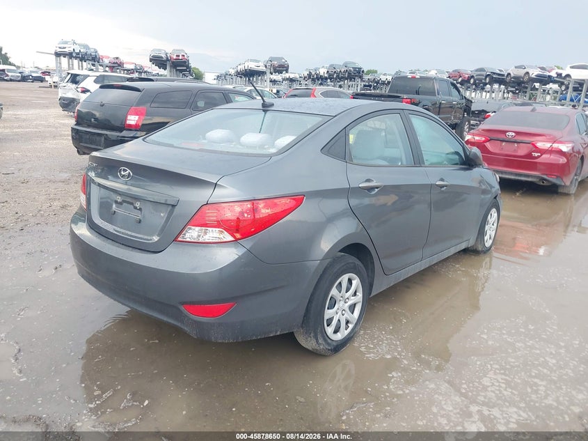 Vin: kmhct4aexdu355953, lot: 46377646, hyundai accent gls 20134