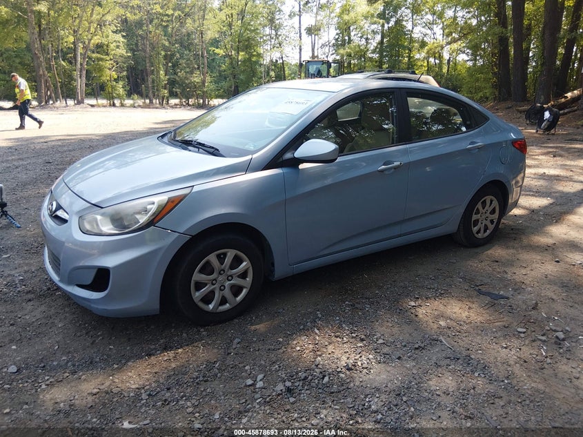 2012 HYUNDAI ACCENT SEDAN 1.6L I-4 DI, DOHC, VVT, 138HP