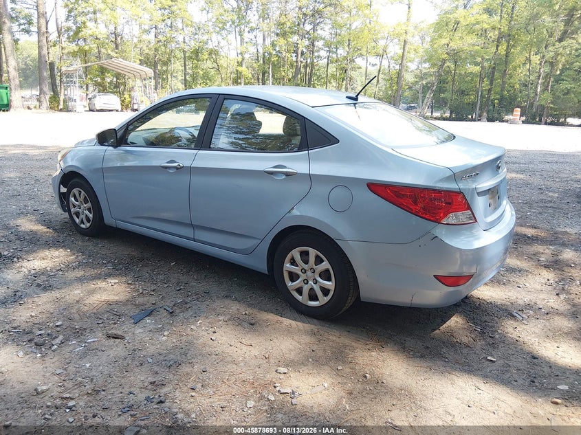 2012 HYUNDAI ACCENT SEDAN 1.6L I-4 DI, DOHC, VVT, 138HP