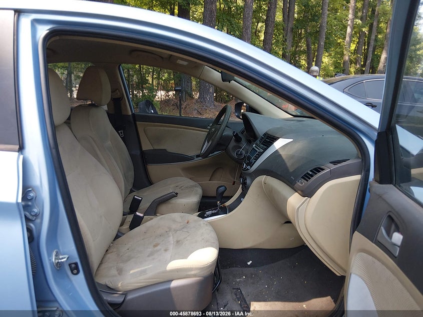 2012 HYUNDAI ACCENT SEDAN 1.6L I-4 DI, DOHC, VVT, 138HP