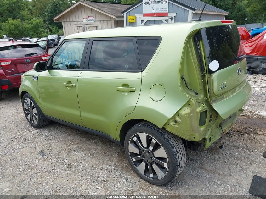 2014 KIA SOUL HATCHBACK 2.0L I-4 DI, DOHC, VVT, 164HP