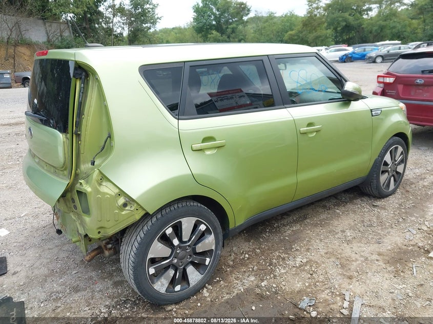 2014 KIA SOUL HATCHBACK 2.0L I-4 DI, DOHC, VVT, 164HP