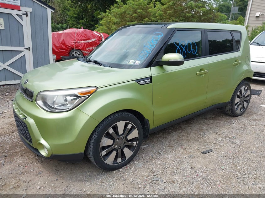 2014 KIA SOUL HATCHBACK 2.0L I-4 DI, DOHC, VVT, 164HP