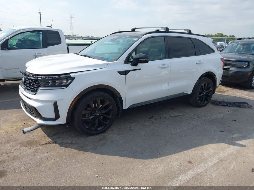 2021 Kia Sorento Sx, Front End, IAAI, VIN 5XYRK4LF6MG036980 — photo 2
