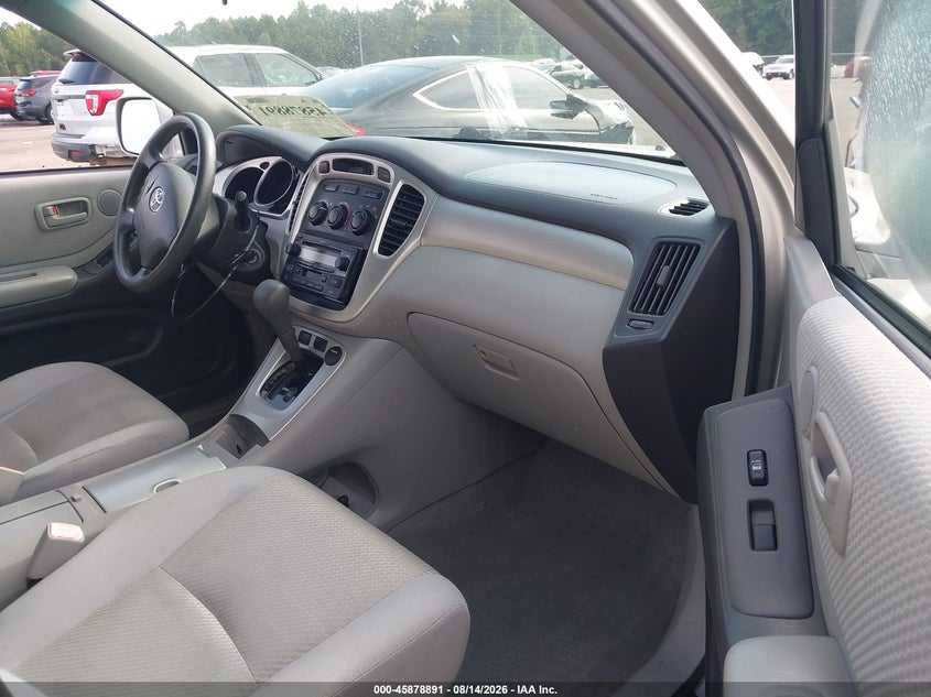 TOYOTA HIGHLANDER 2005 VIN JTEGD21A350115121