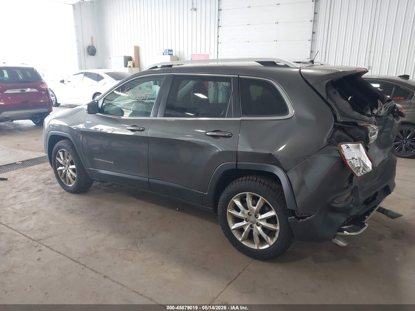Vin: 1c4pjmds1ew182679, lot: 46378015, jeep cherokee limited 20143