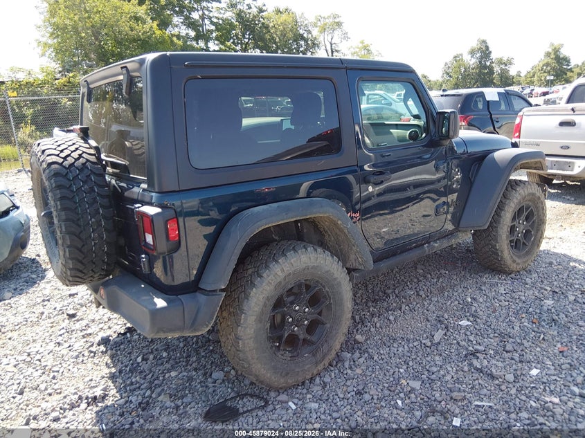 Vin: 1c4pjxan1sw522733, lot: 46378020, jeep wrangler 2-door willys 4x4 20254