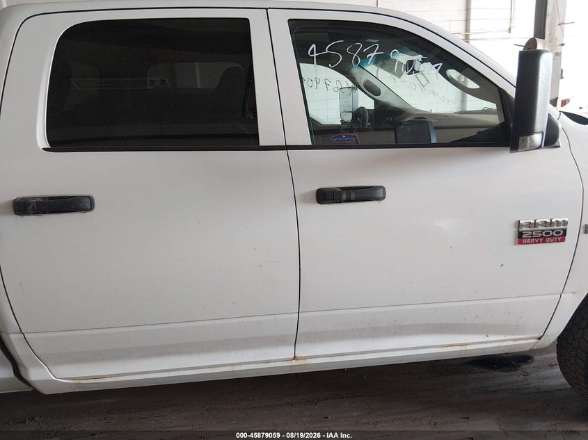 RAM 2500 2012 VIN 3C6TD5CTXCG170023