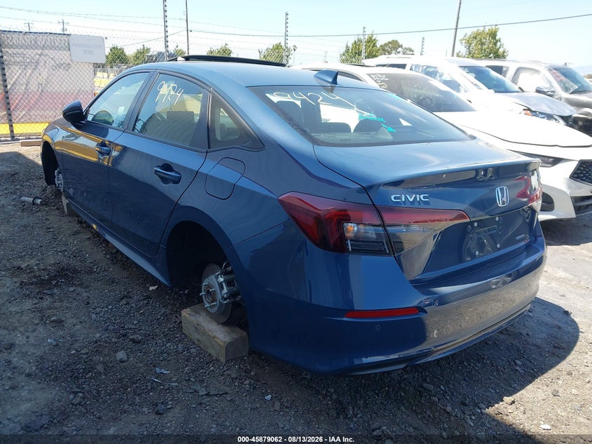 HONDA CIVIC HYBRID 2025 VIN 2HGFE4F87SH329424
