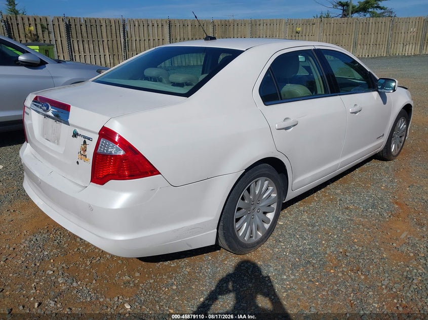 2010 FORD FUSION HYBRID auction photo 4