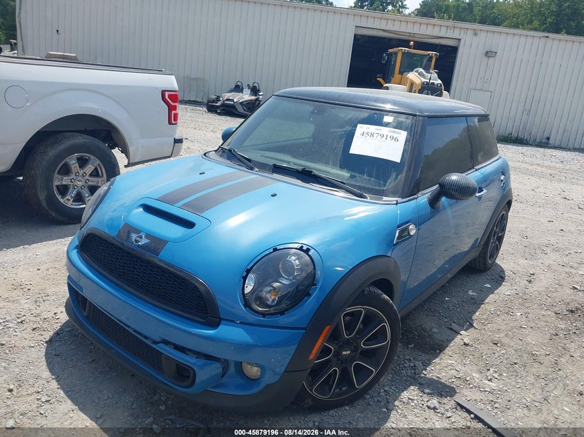 2012 MINI Cooper, Front End, IAAI, VIN WMWSV3C51CT387628 — photo 2