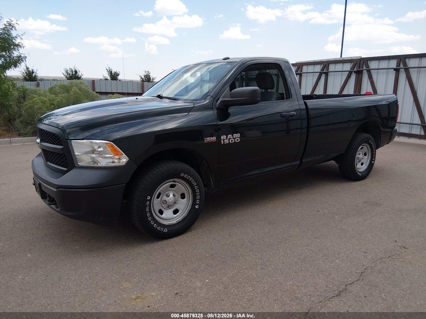 Vin: 3c6jr7dt1hg531083, lot: 46378324, ram 1500 tradesman  4x4 8' box 20172