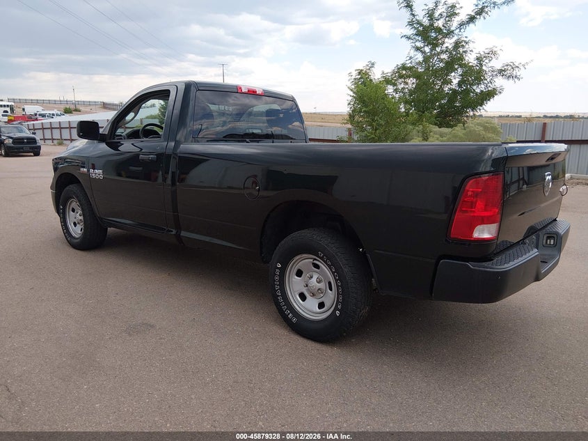 Vin: 3c6jr7dt1hg531083, lot: 46378324, ram 1500 tradesman  4x4 8' box 20173
