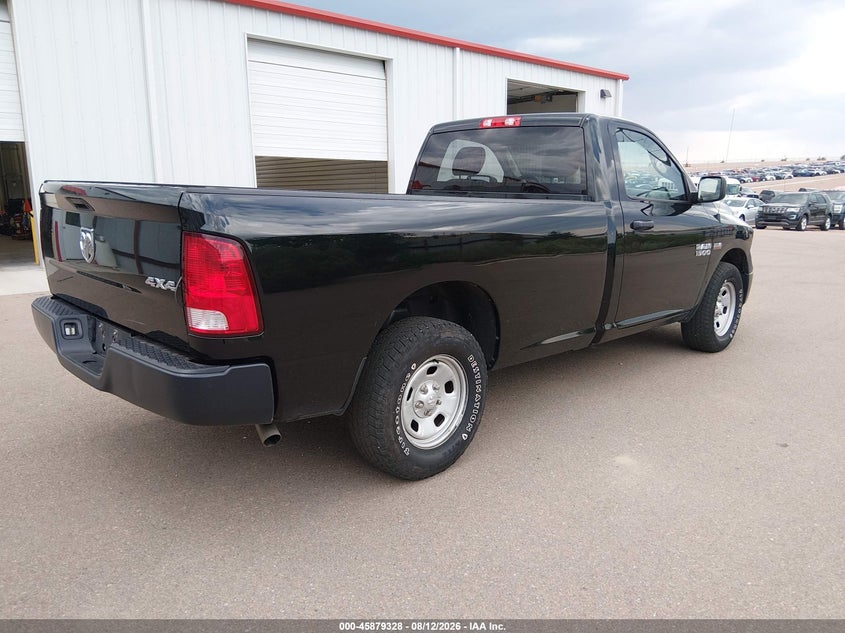 Vin: 3c6jr7dt1hg531083, lot: 46378324, ram 1500 tradesman  4x4 8' box 20174