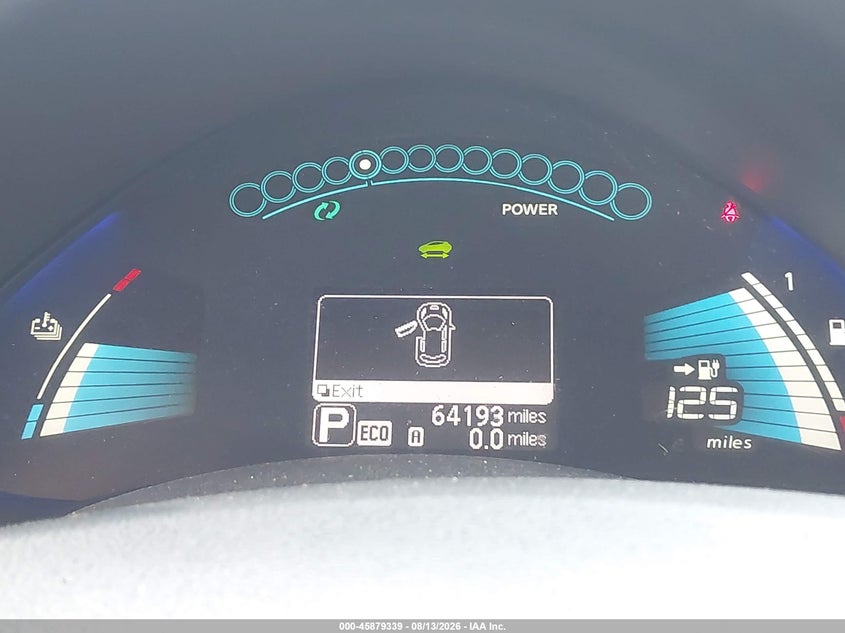 2017 NISSAN LEAF HATCHBACK ELECTRIC