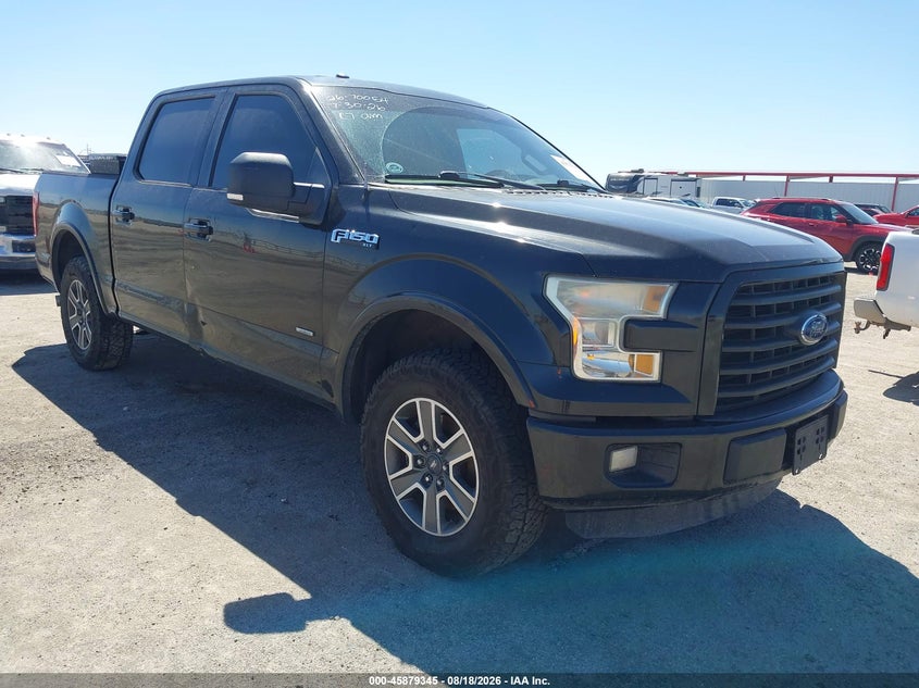 Vin: 1ftew1cg2fkd65537, lot: 46378341, ford f150 supercrew 20151