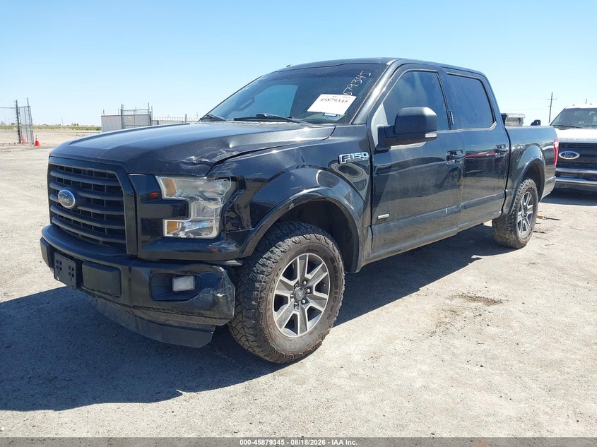 2015 Ford F-150, Left Side, IAAI, VIN 1FTEW1CG2FKD65537 — photo 2