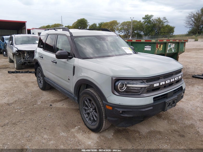 2022 Ford Bronco Sport Big Bend, Rear, IAAI, VIN 3FMCR9B64NRD16528
