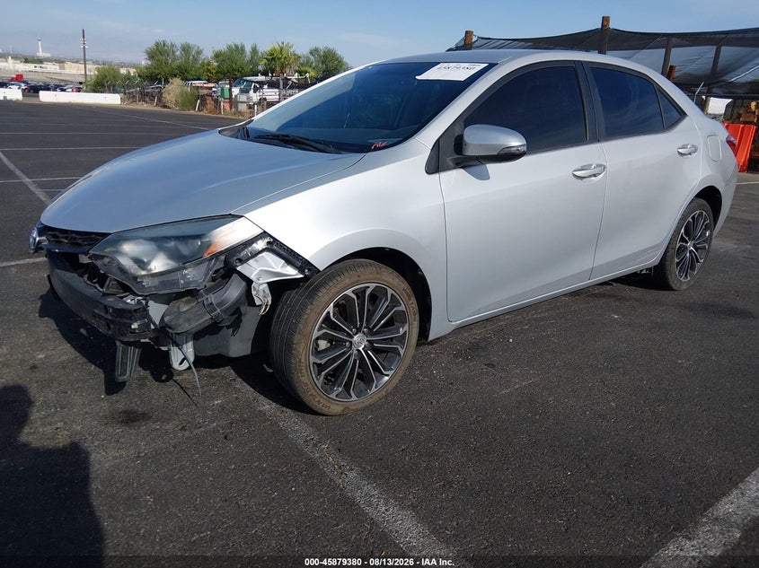 2014 Toyota Corolla, Удар спереди, IAAI, VIN 2T1BURHE5EC061200 — фото 2