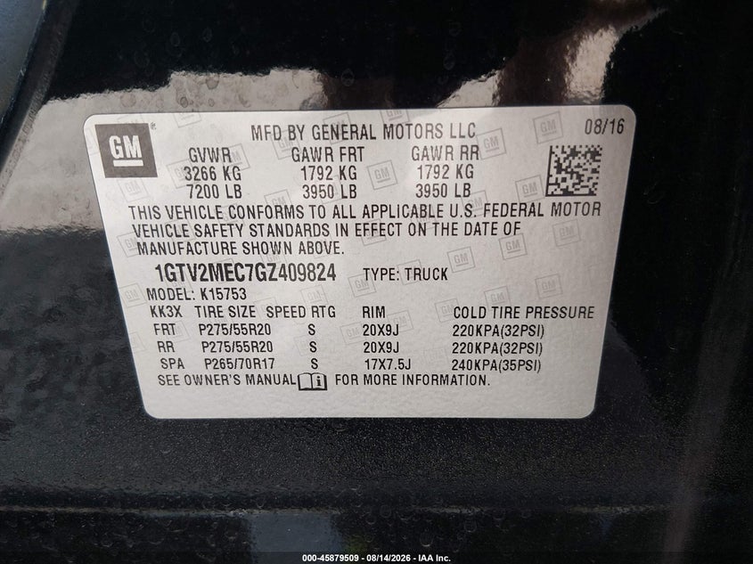 GMC SIERRA 1500 - zdjęcie 9