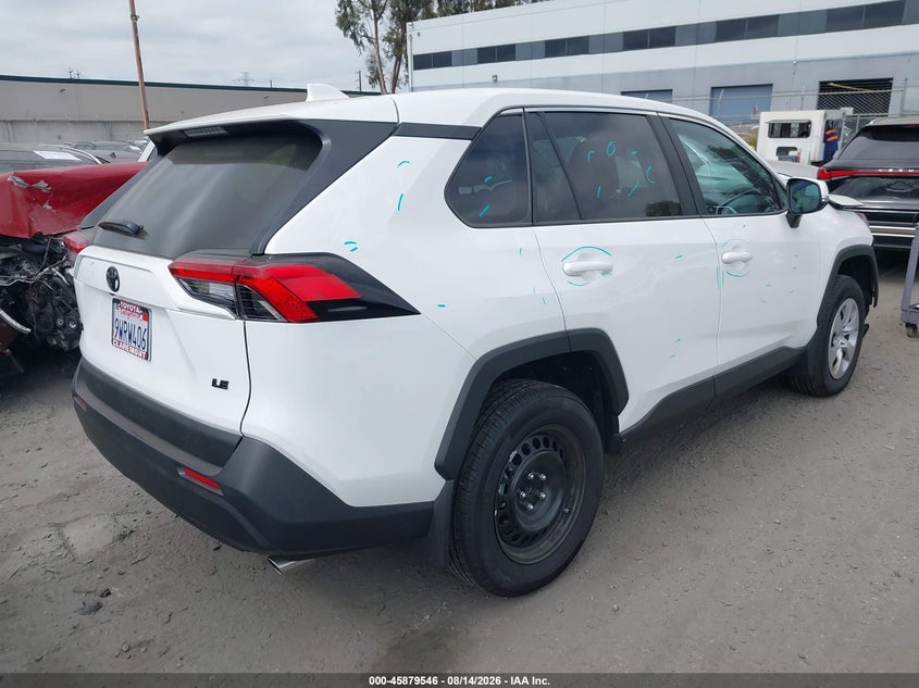 Vin: 2t3k1rfvxsw437340, lot: 46378542, toyota rav4 le 20254
