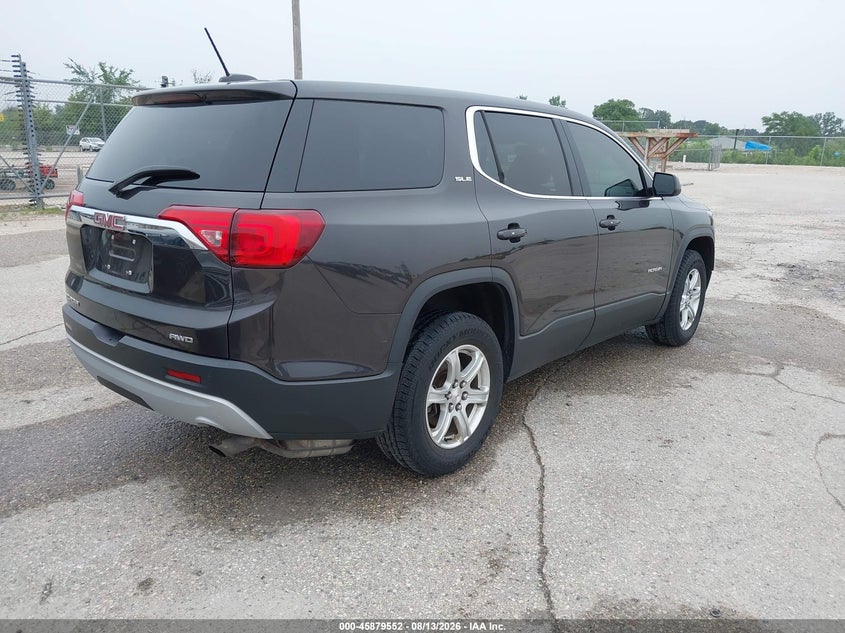 Vin: 1gkknrla8jz110184, lot: 46378548, gmc acadia sle-1 20184