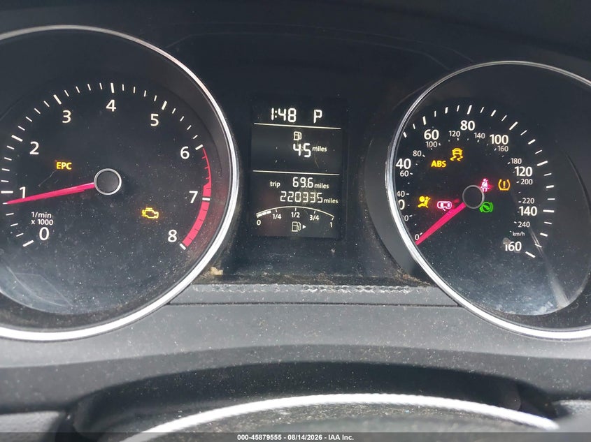 VOLKSWAGEN JETTA 2017 VIN 3VW2B7AJ6HM207937