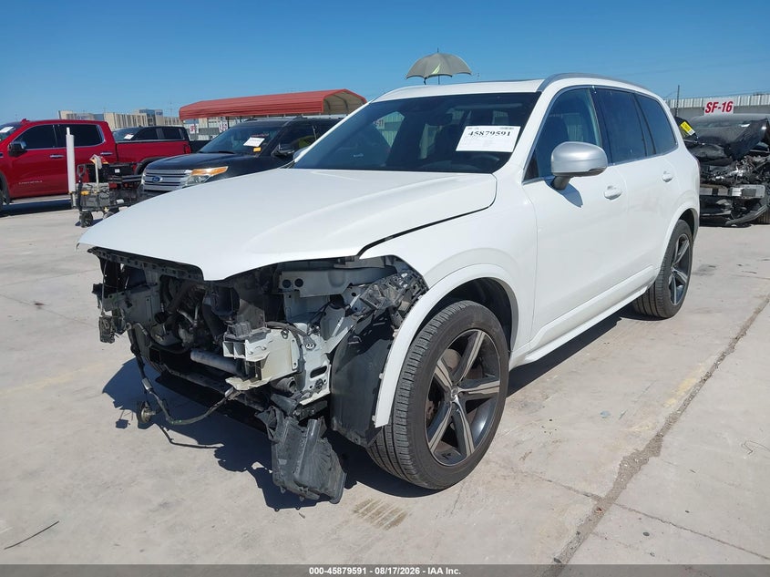 Vin: yv4a22pm6g1059588, lot: 46378587, volvo xc90 t6 r-design 20162