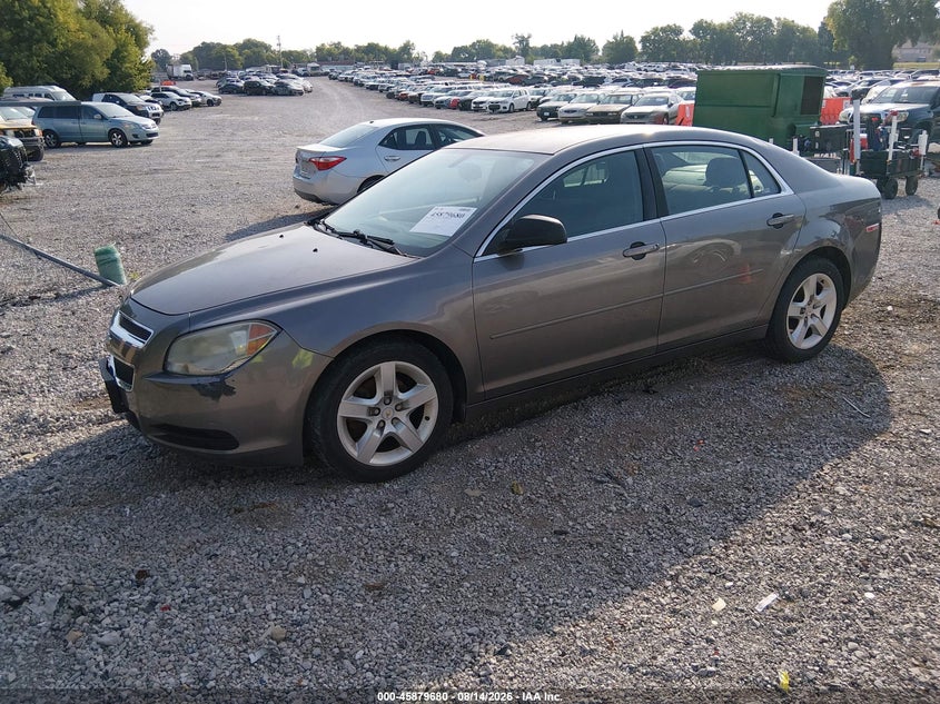 2010 Chevrolet Malibu, Right Rear, IAAI, VIN 1G1ZB5EB5A4146535 — photo 2