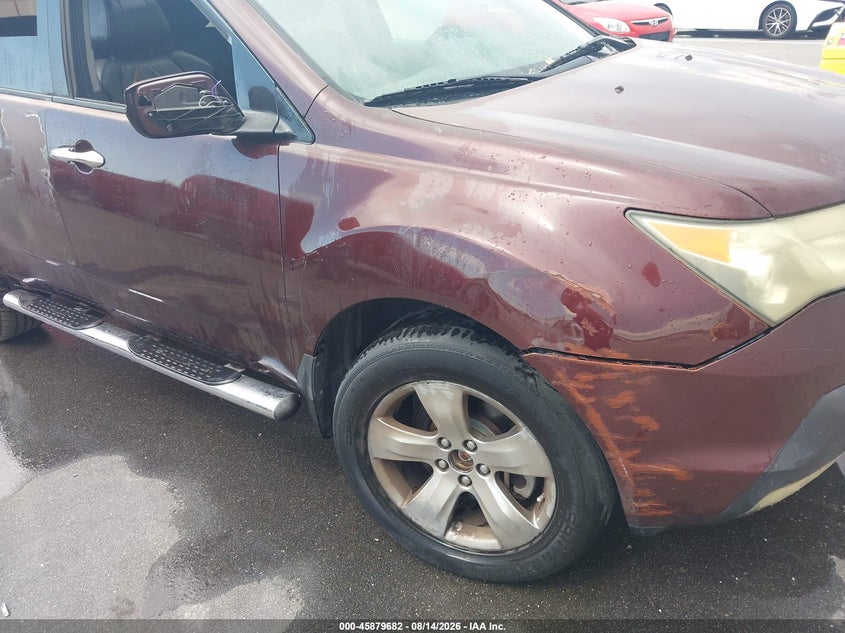ACURA MDX 2007 VIN 2HNYD28517H516998