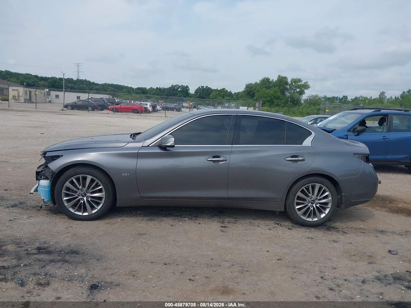 2018 INFINITI Q50 SEDAN 3.0L V-6 DI, DOHC, VVT, TURBO, 300HP