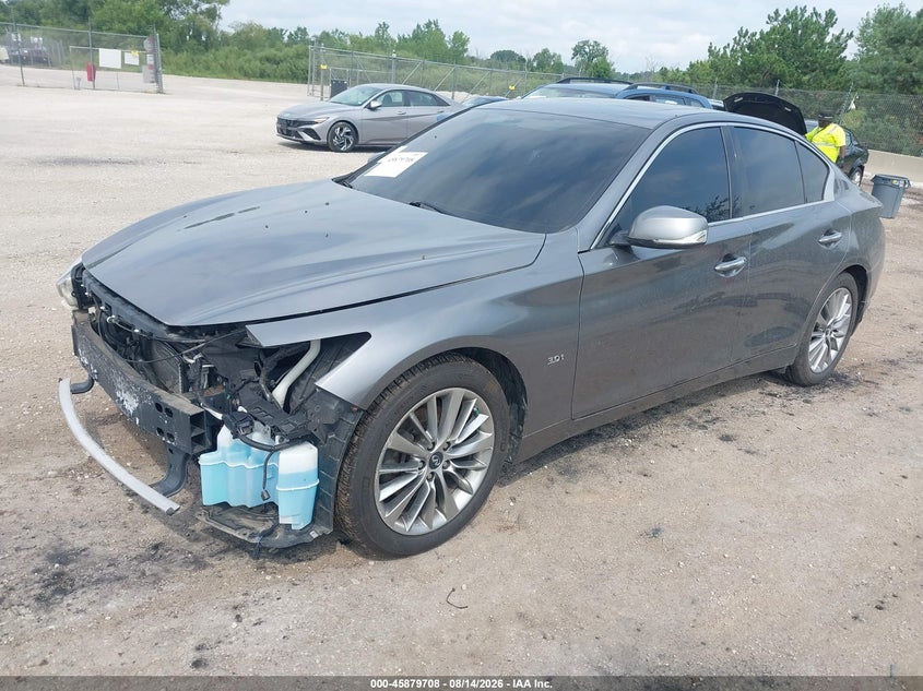 2018 INFINITI Q50 SEDAN 3.0L V-6 DI, DOHC, VVT, TURBO, 300HP