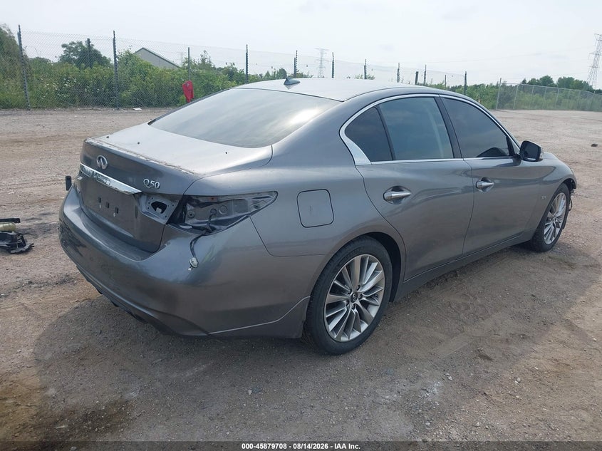 2018 INFINITI Q50 SEDAN 3.0L V-6 DI, DOHC, VVT, TURBO, 300HP