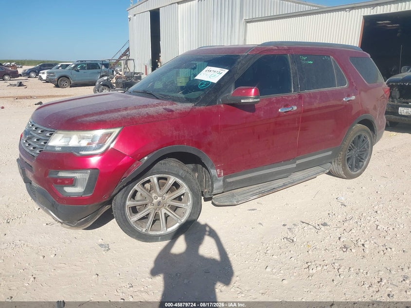 2017 Ford Explorer, Front End, IAAI, VIN 1FM5K7F8XHGD86513 — photo 2